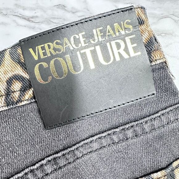 Versace Women's Dark Gray Jeans - Picture 7 of 7
